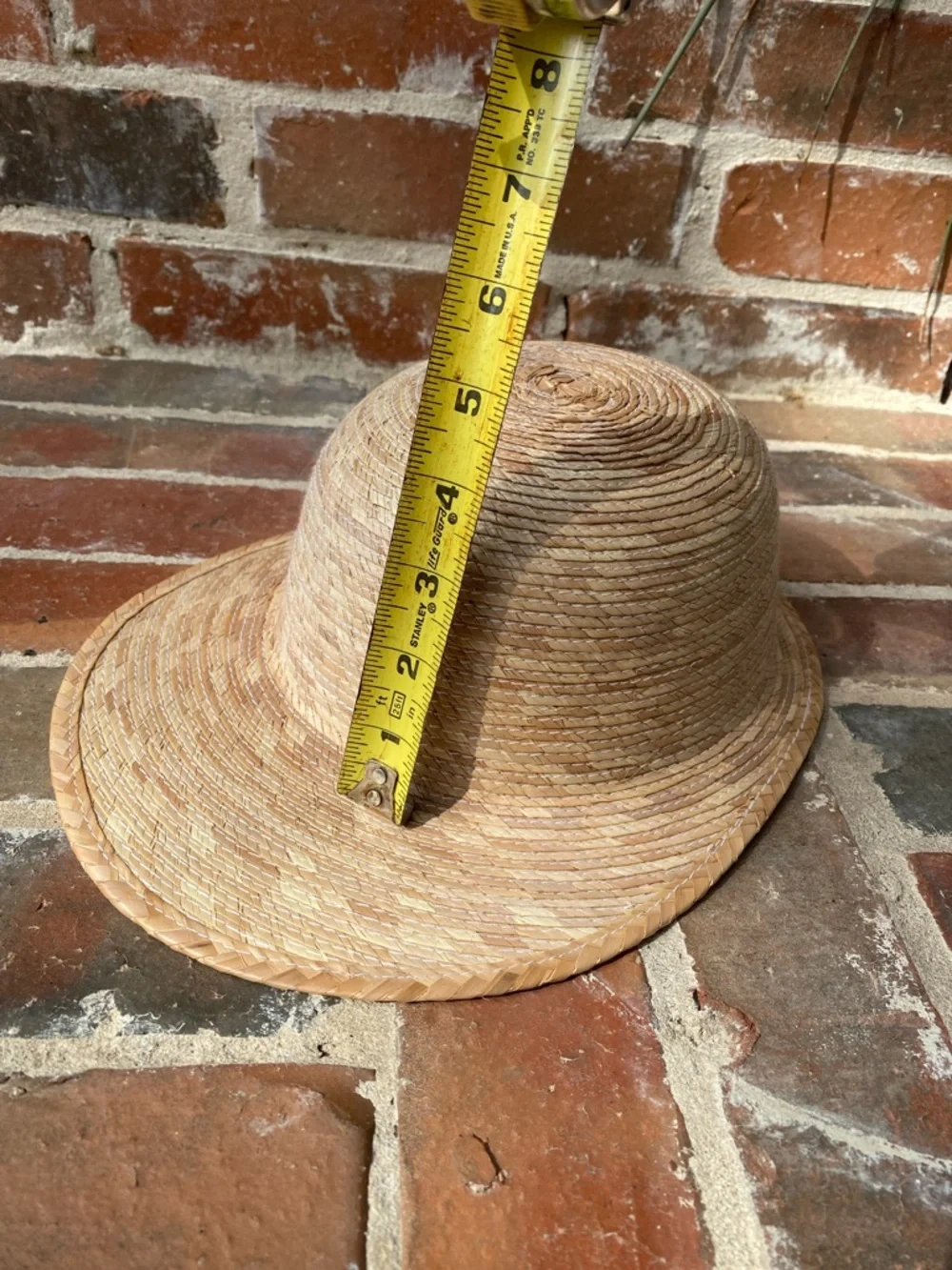 Baseball style straw hat - Picture 9 of 10
